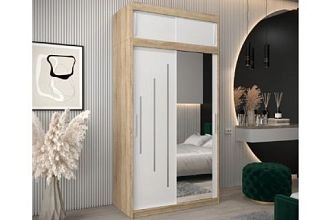 Валмиера-3А new Дуб Сонома/Белый