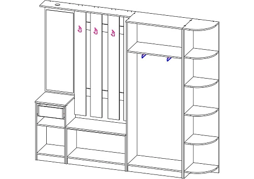 Прихожая Машенька-3 - фото 2