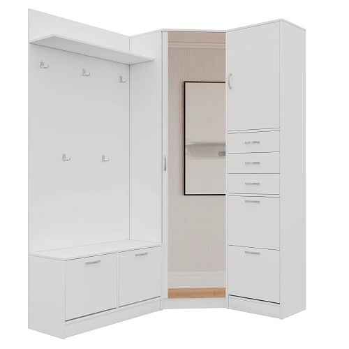 Прихожая Ольга-12 Белый - фото 3