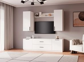 Лорена Пакс ТВ-стенка 3 Белый