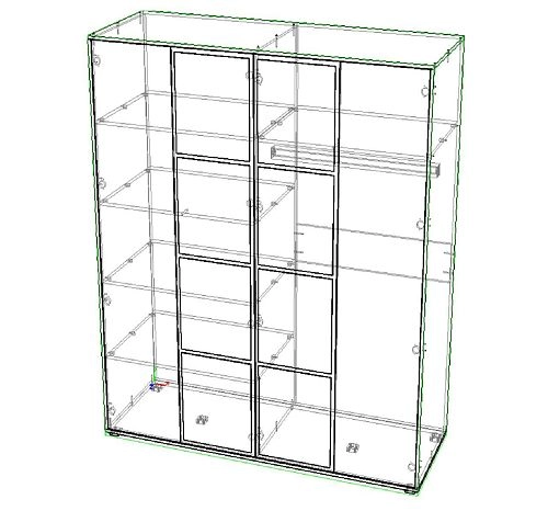 Шкаф распашной Витербо-3 - фото 3