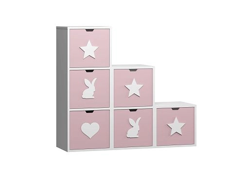 Стеллаж KIDS 18 Розовый Лайт - фото 2