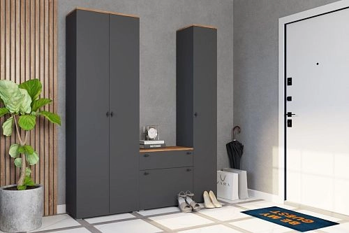 Прихожая Квели 9 Графит - фото 1