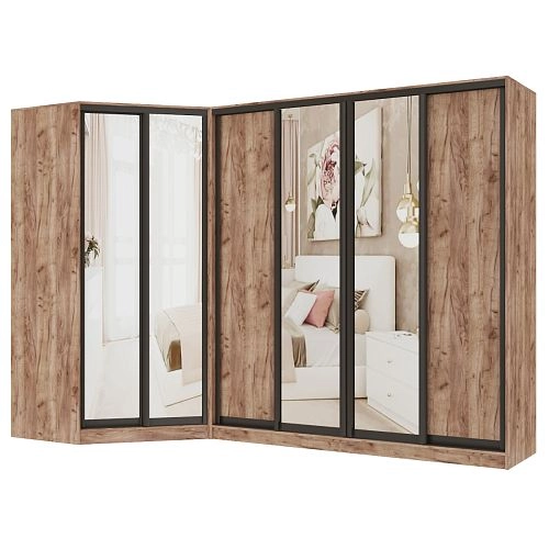 Шкаф угловой Ромео-4 Дуб Крафт Табачный - фото 3