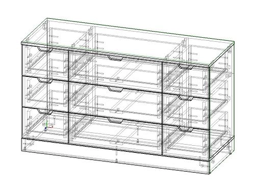 Комод Генри-18 МДФ Белый - фото 3
