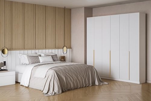 Шкаф распашной Монро-6 Белый - фото 1