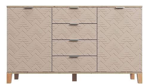 Комод Марвин Йорк 25 фрезеровка 4 Роза - фото 2