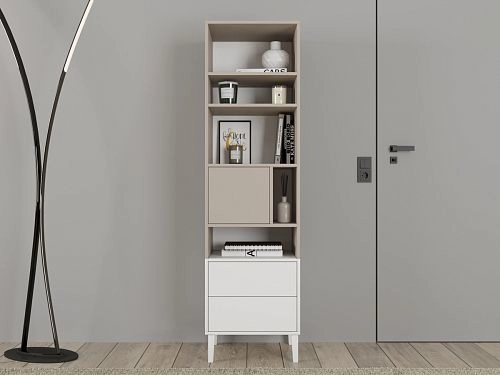 Стеллаж Скарлет-2 Белый - фото 1