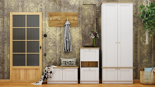 Прихожая Прато-1 Белый - фото 1