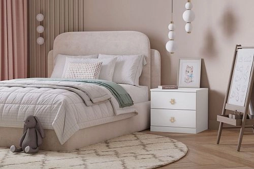 Тумба прикроватная Скарабей-3 Белый - фото 6