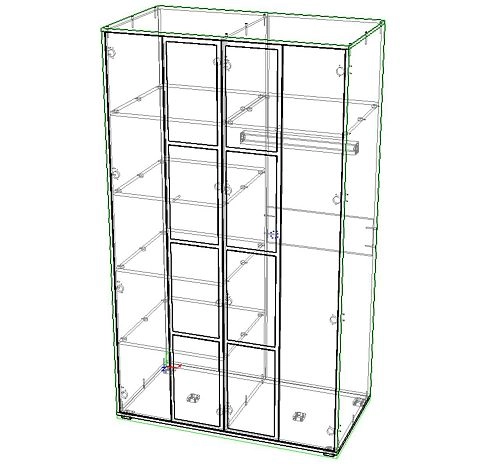 Шкаф распашной Витербо-1 - фото 4