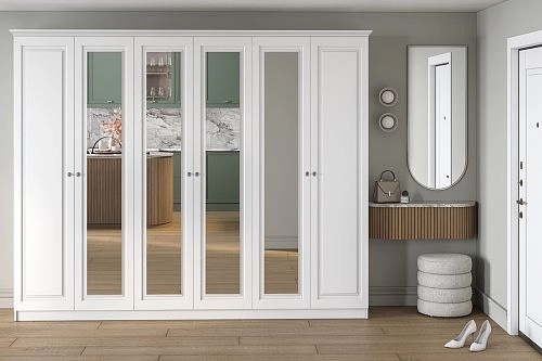 Шкаф распашной Миссури Классик-6.4 МДФ - фото 1