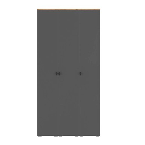 Шкаф распашной Квели 3.1 Графит - фото 4