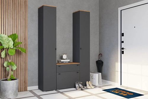 Прихожая Квели 8 Графит - фото 1