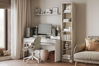 Билли-10 Дуб Крафт серый