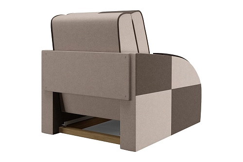 Кресло-кровать Фишер Lega cream-Lega chocolate - фото 3