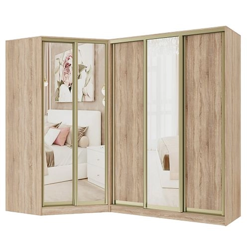 Шкаф угловой Ромео-9 Дуб Сонома - фото 3