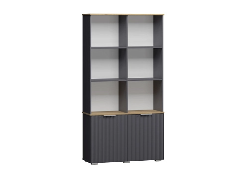 Стеллаж Салерно 2 Графит - фото 2