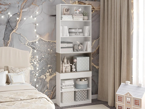 Стеллаж Олли-5 Кобальт Серый - фото 1