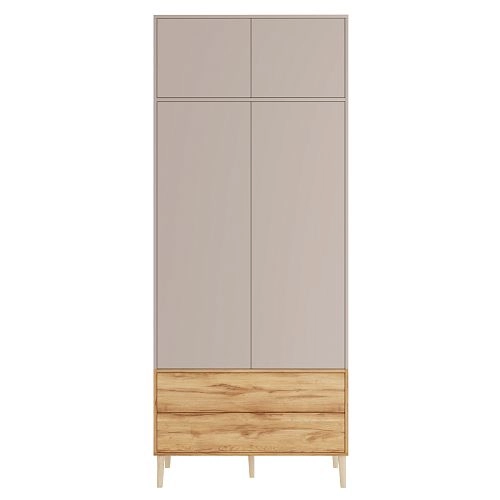 Шкаф распашной Скарлет-11 Дуб Золотистый - фото 4