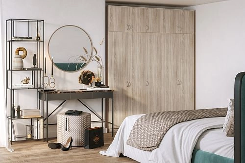 Шкаф распашной Лайт-5 с антресолью Дуб Сонома - фото 1