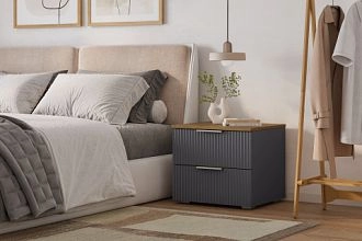 прикроватная Салерно 2 Графит