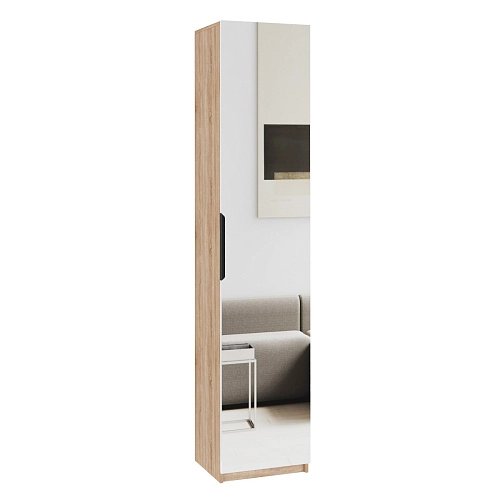 Пенал Астрис-1 с зеркалом Белый - фото 2