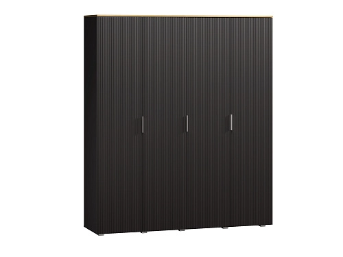 Шкаф распашной Салерно 4 Черный - фото 2