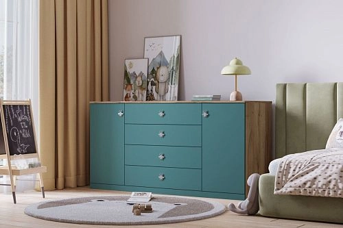 Комод Скарабей-3 Аквамарин - фото 1