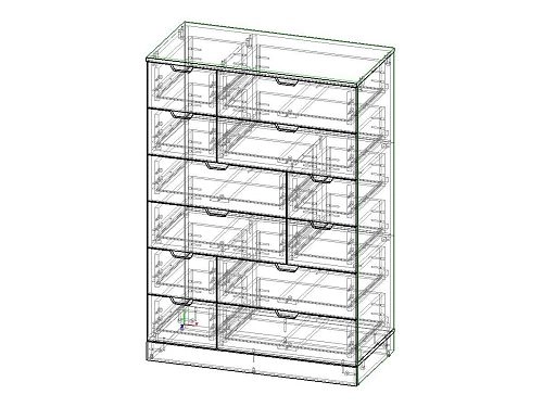 Комод Генри-17 МДФ Белый - фото 3