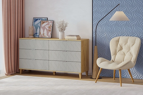 Комод Марвин 7 фрезеровка 3 Сантьяго - фото 1