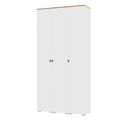 Шкаф распашной Квели 3.1 Белый - фото 3