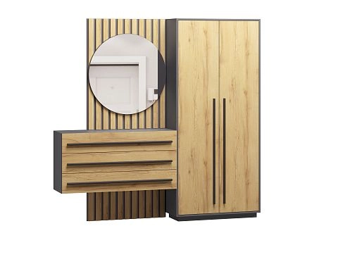 Прихожая Неаполь-7 Графит - фото 3