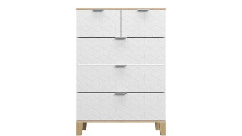 Комод Марвин Йорк 21 фрезеровка 2 Милк - фото 2