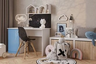 Банни-3 Пастельно-Синий