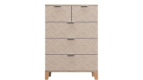 Комод Марвин Йорк 21 фрезеровка 4 Роза - фото 2