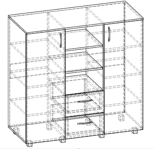 Комод Нюанс-4 - фото 2