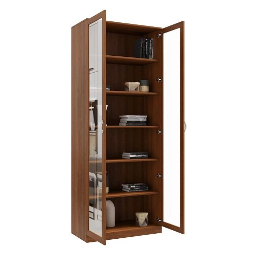 Книжный шкаф Библиограф 2.1 Квадро Орех Экко - фото 2