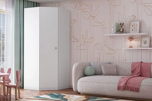 Шкаф угловой Скарабей Белый - фото 8