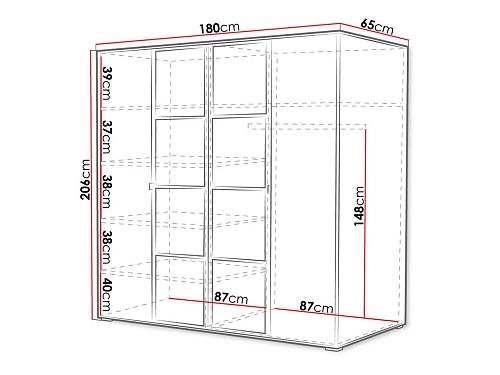 Шкаф распашной Витербо-3 - фото 4