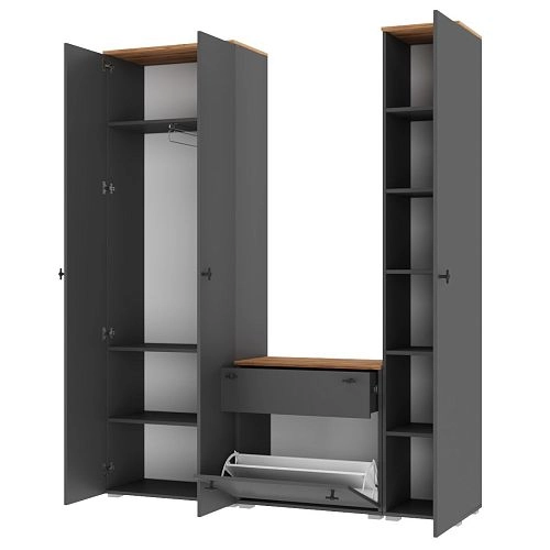 Прихожая Квели 9 Графит - фото 4