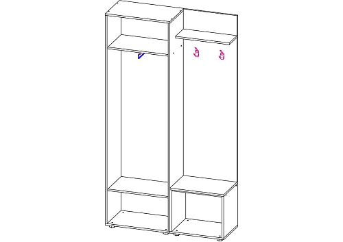 Прихожая Мебелинк 400-02 - фото 2
