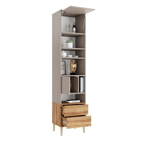 Стеллаж Скарлет-6 Дуб Золотистый - фото 2