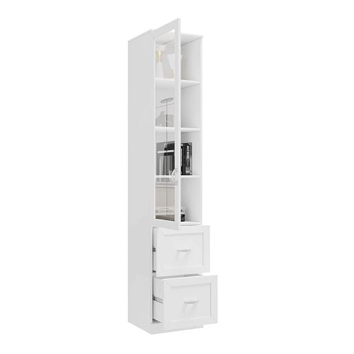 Книжный шкаф Библиограф 1.4 Квадро Белый - фото 3