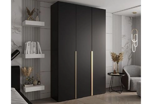 Шкаф распашной Мори-5 Черный - фото 1