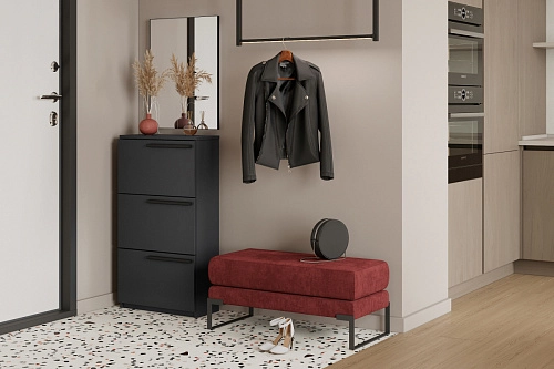 Обувница Лорена Пакс-3 Черный - фото 1