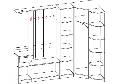 Прихожая Машенька-7 - фото 2