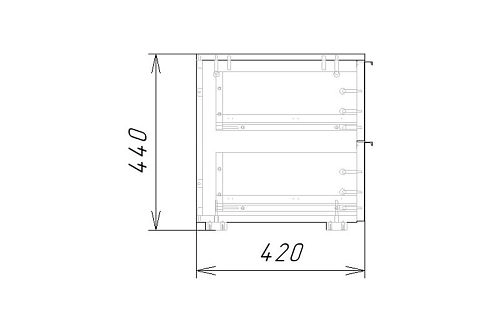 Тумба прикроватная Тоди-2 Графит - фото 5