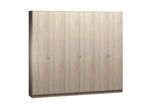 Шкаф распашной Лайт-6 Дуб Сонома - фото 2
