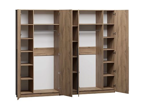 Шкаф распашной Лорена Пакс-2.2 Дуб Табачный - фото 3